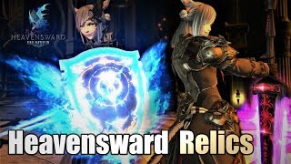 All Heavensward Relic Weapons  All Stages Anima [upl. by Yartnoed]