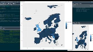 R tutorial Creating Maps and mapping data with ggplot2 [upl. by Jonina]