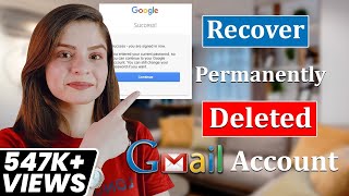 How to Recover a Permanently Deleted Gmail Account 2 Ways for Gmail Account Recovery [upl. by Arahsat157]