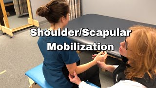 ShoulderScapular Mobilization  Occupational Therapy [upl. by Josephson957]