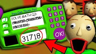 THE REAL ANSWER TO BALDIS IMPOSSIBLE QUESTION  Baldis Basics Gameplay [upl. by Ielak]