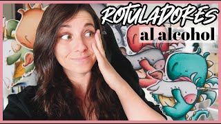 Cómo COLOREAR con Rotuladores al ALCOHOL┊ NoLine Coloring  Distintas PALETAS de COLOR ┊Laura Inguz [upl. by Aitekram290]