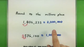 Basic Math  Rounding numbers to a specific place value [upl. by Suez]