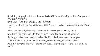 Digga D  Woi  lyrics [upl. by Pulcheria371]