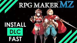 RPG Maker MZ How to install your DLC and Plugins [upl. by Corneille]