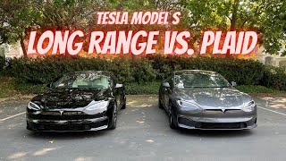 Tesla Model S  Long Range Vs Plaid [upl. by Einnad973]