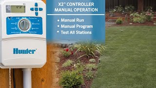 X2 Irrigation Controller Manual Operation [upl. by Namara]