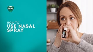 How to Use a Nasal Spray  Vicks Sinex [upl. by Nitsid]