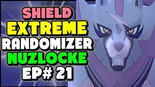 Blue ZACIAN and ZAMAZENTA  Pokemon Sword and Shield Extreme Randomizer Nuzlocke Episode 21 [upl. by Botnick]