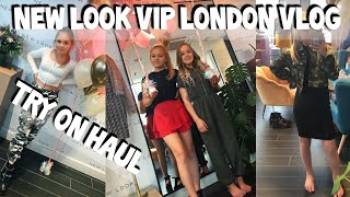 New Look VIP Appointment LONDON Vlog  TEEN try on haul [upl. by Llydnek]