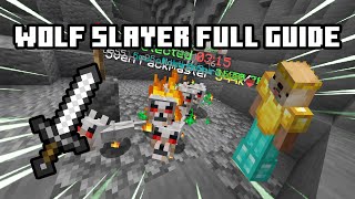 Hypixel Skyblock Wolf Slayer  FULL GUIDE [upl. by Eirolam]