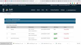 Gem tender Status  Gem Tender Result  Gem Portal [upl. by Erreip]