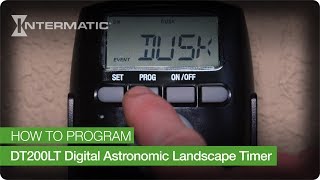 How to Program the Intermatic DT200LT Digital Astronomic Landscape Timer [upl. by Talmud788]