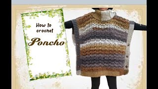 How to crochet Poncho [upl. by Shaughnessy]