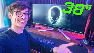 38quot ULTRAWIDE IS CRAZY BIG  Alienware AW3821DW Gaming Monitor Review [upl. by Eoj]