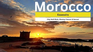 Essaouira  Plaza amp Sunset in Morocco maroc essaouira sunset travel sea oldcity ramparts sun [upl. by Elirpa882]