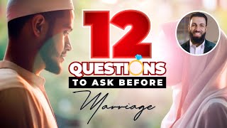 12 questions to ask before marriage 💍 [upl. by Aneer]