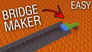 EASY Automatic Basalt Bridge Maker Tutorial in Minecraft 116 [upl. by Anitnatsnok]