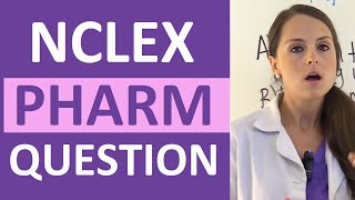 NCLEX Pharmacology Review Question on Medication Beta Blockers  Weekly NCLEX Series [upl. by Oflodor]