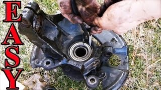 How to Change a Wheel Bearing short and fast version [upl. by Daye472]