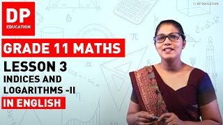 Lesson 3  Indices and Logarithms II  Maths SessionTerm 1 logarithms DPEducation Grade11Maths [upl. by Brandy]