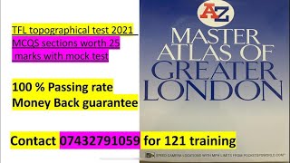 TFL topographical assessment test 2021Mock test with MCQS section [upl. by Tarazi213]