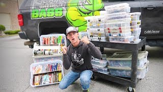 20000 LARGEST Fishing Tackle Tour WORLD RECORD [upl. by Resneps]