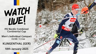 LIVE Continental Cup Klingenthal GER 100125  FIS Nordic Combined [upl. by Howell]