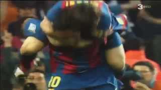 Ronaldinho asistencia a Lionel Messi Primer Gol FC Barcelona 2005 HD 720p [upl. by Gibun]