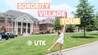 SORORITY VILLAGE TOUR  university of tennessee [upl. by Anytsyrk]