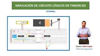 SIMULACIÓN DE CIRCUITOS LÓGICOS EN TINKERCAD [upl. by Enyaj992]