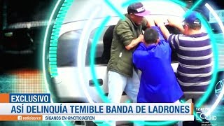 ¡IMPRESIONANTE Ladrones del centro robaban en menos de 30 segundos [upl. by Anikram]