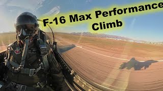 F16 Max Performance Takeoff [upl. by Macgregor]