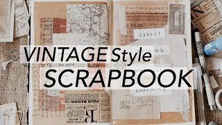 DIY Scrapbook  Vintage Style [upl. by Hirai978]