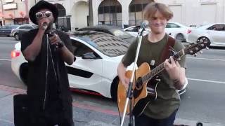 william surprises street performer Levimitchell [upl. by Fridell]