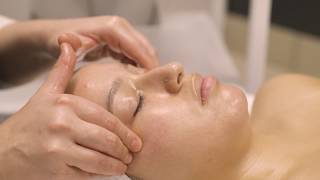 Humber Spa European Facial Massage Movements Protocol  Step 16 Stationary Circles [upl. by Hsot]