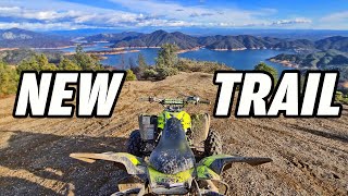 Exploring a NEW TRAIL  Yamaha Raptor 700 Sport Quad Riding TrailBlogger S09E03 [upl. by Schram827]