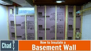 How to Insulate a Basement Wall [upl. by Tselec629]