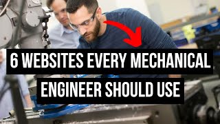 Top 6 Super Useful Websites For Mechanical Engineers 🛠 [upl. by Anitirhc]