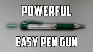 How To Make A Pen Gun Easy Full HD [upl. by Adnahsat387]