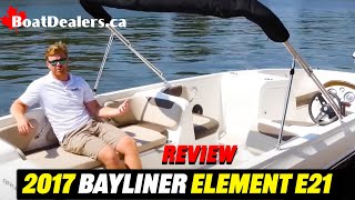 2017 Bayliner Element E21 [upl. by Adianes223]