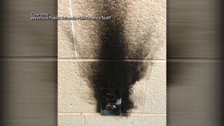 Student facing charges after viral challenge sparks fire at school [upl. by Etnwahs]