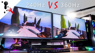 240Hz VS 360Hz by FPS Veteran feat ASUS PG259QNR Monitor [upl. by Hsur]