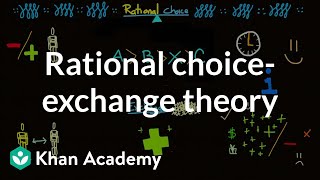 Rational choiceexchange theory  Society and Culture  MCAT  Khan Academy [upl. by Nichy]