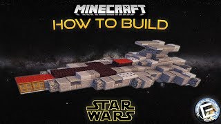 Republic Venatorclass star destroyer  Minecraft Star Wars tutorial [upl. by Treacy]