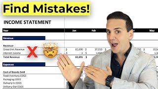 How To Find Mistakes In The Income Statement [upl. by Eilime]