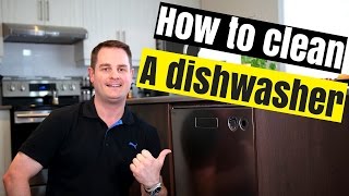 HOW TO CLEAN YOUR DISHWASHER QUICK amp EASY [upl. by Gujral]