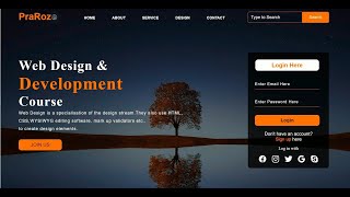 How To Create A Website using HTML amp CSS  StepbyStep Tutorial [upl. by Wsan]