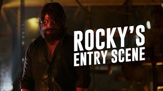 Rockys Entry Scene  KGF  Yash  Prashanth Neel [upl. by Siram]