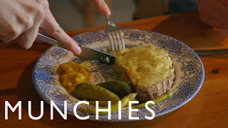 MUNCHIES Guide to Wales Rugby Girls and Welsh Rarebit [upl. by Ahsieki]